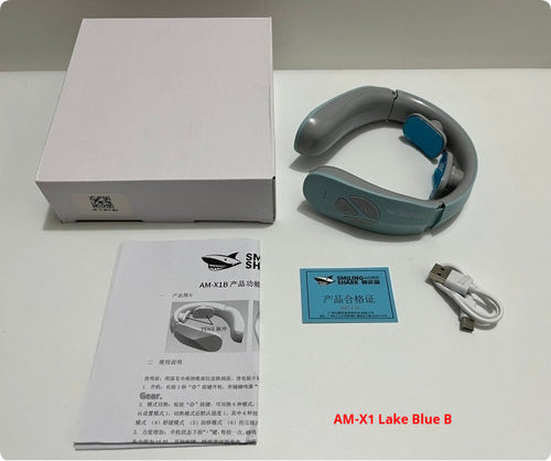 Electric Neck Massager EMS Pulse Rechargeable USB Cervical Traction