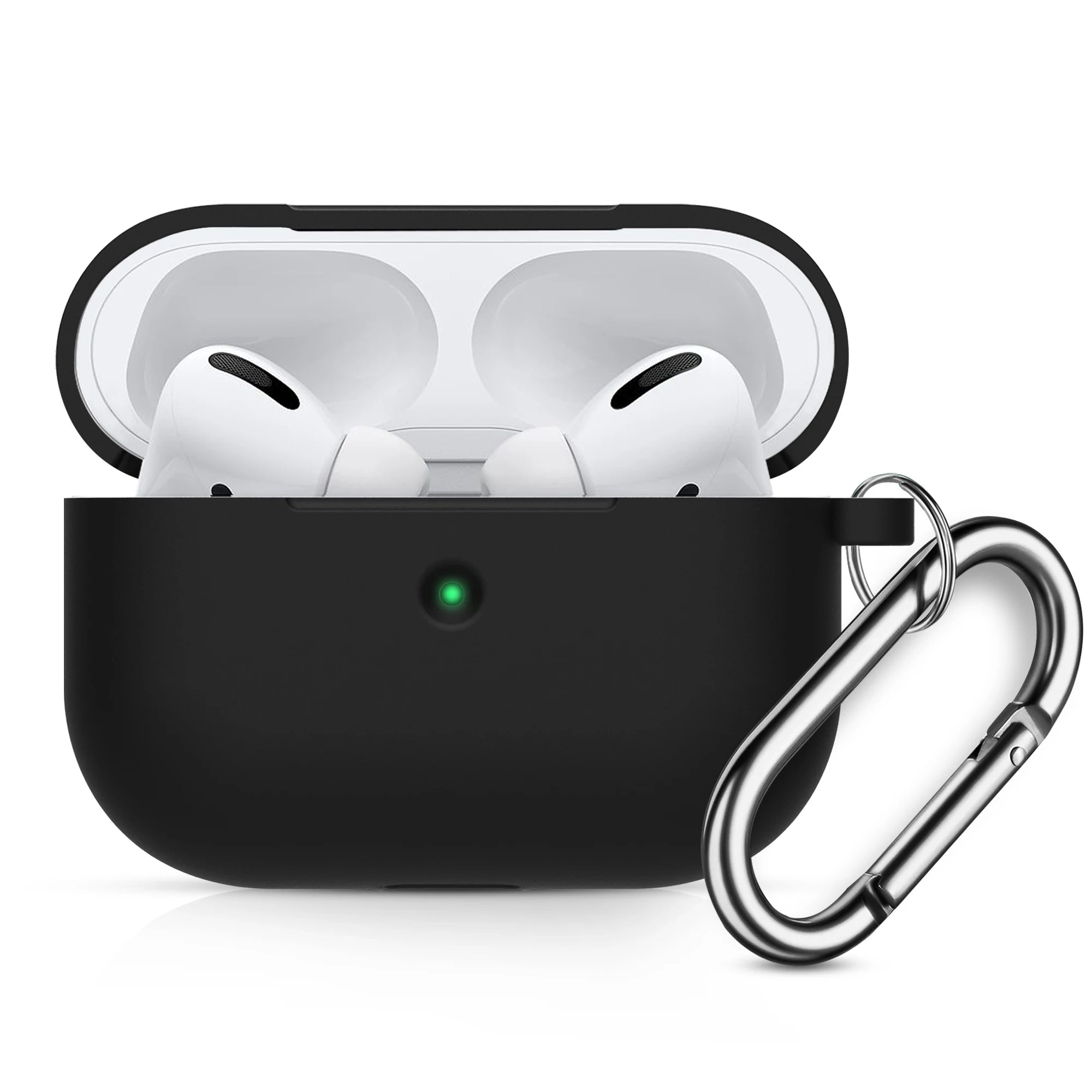 Liquid Silicone Case For Appl AirPods Pro case Wireless Bluetooth Headphone Case with Hook For Air Pods Pro 1 Cover Accessories