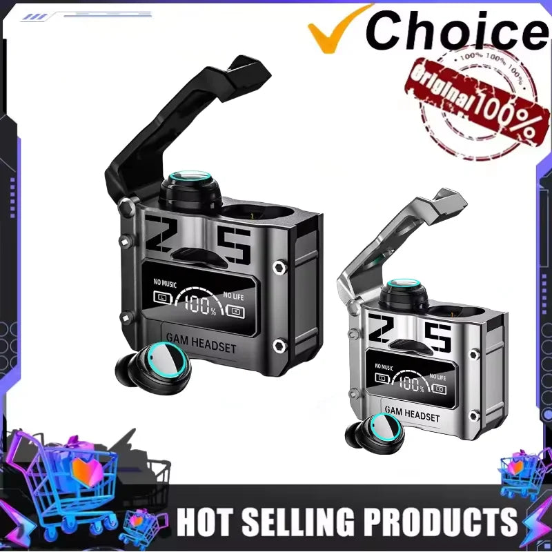 M25 TWS Wireless Headphones Earphones Bluetooth Touch Control Noise Reduction Stereo Waterproof Earbuds Headsets M25 game