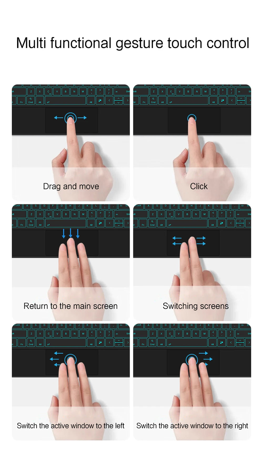 Magic Keyboard For Samsung Galaxy Tab S8 Ultra S10 S9 14.6 Inch S8U Tablet Magnetic Book Cover Case X900 X906 Backlight Touchpad