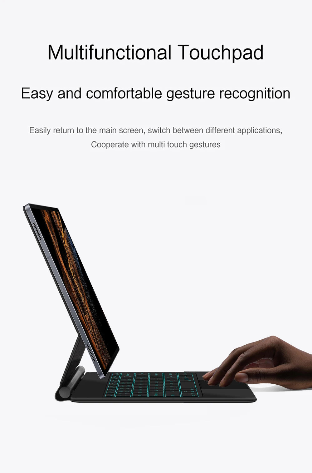 Magic Keyboard For Samsung Galaxy Tab S8 Ultra S10 S9 14.6 Inch S8U Tablet Magnetic Book Cover Case X900 X906 Backlight Touchpad