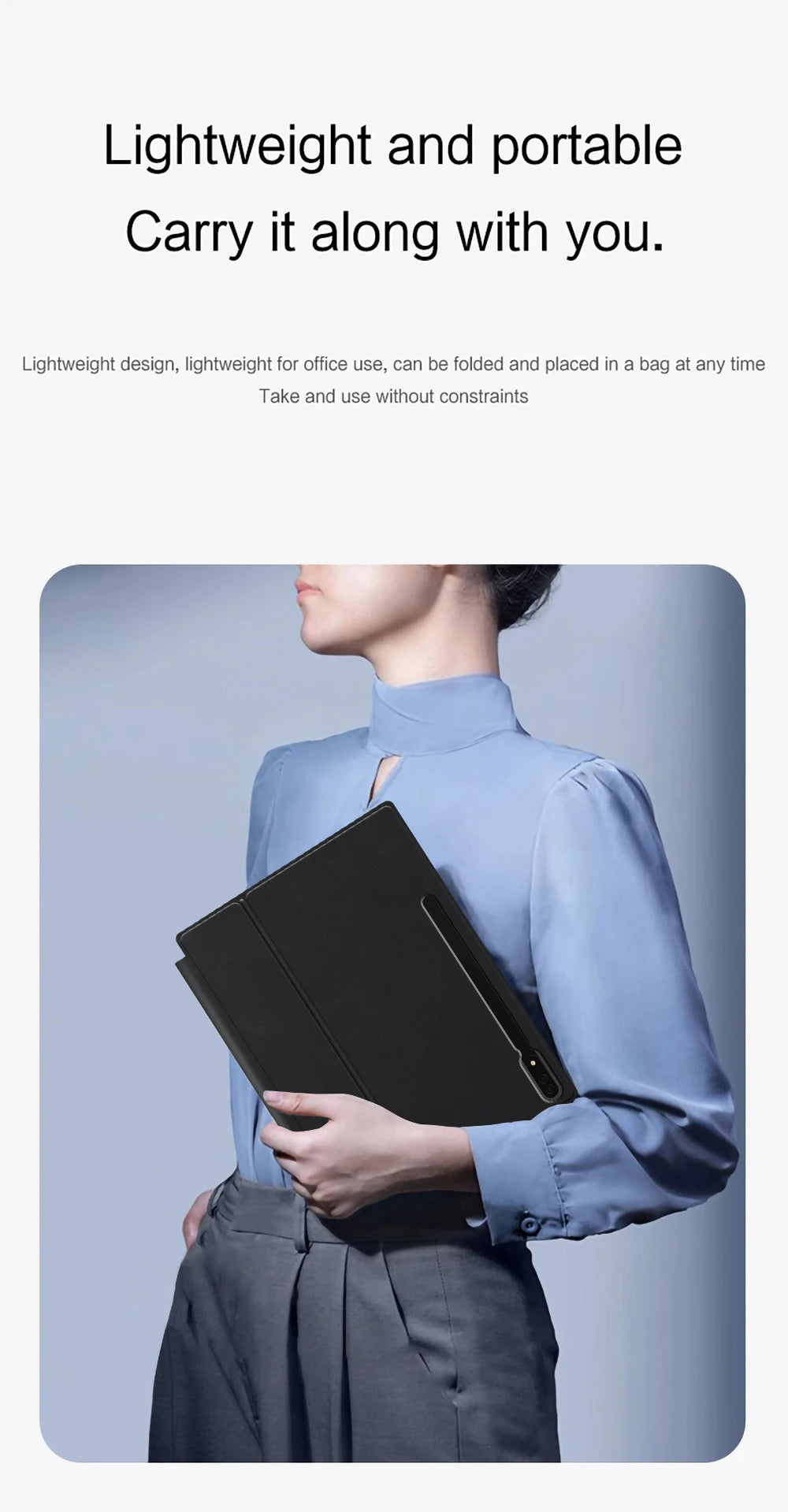 Magic Keyboard For Samsung Galaxy Tab S8 Ultra S10 S9 14.6 Inch S8U Tablet Magnetic Book Cover Case X900 X906 Backlight Touchpad