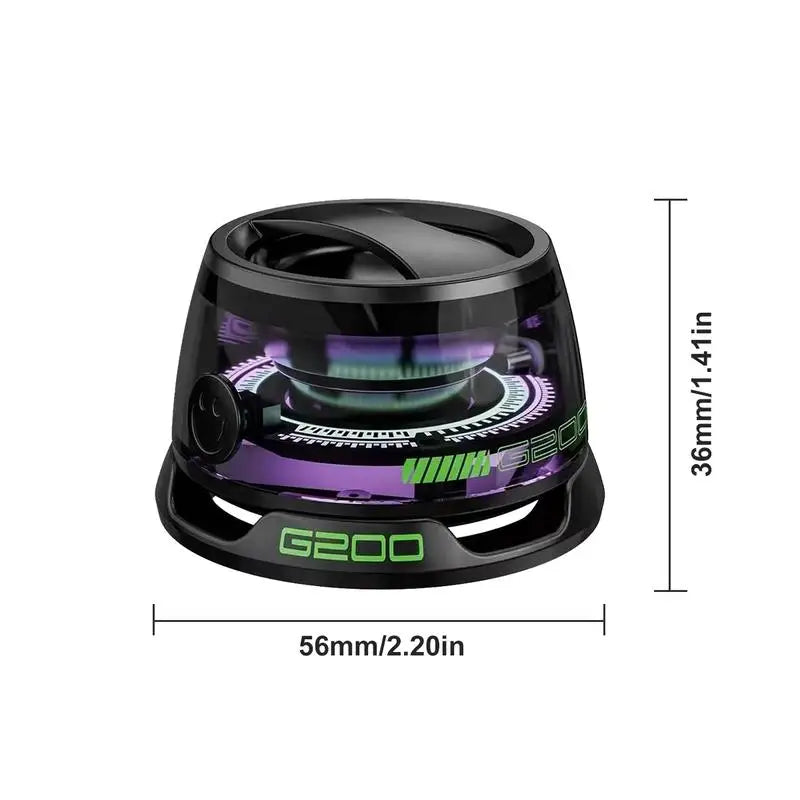Magnetic Mini Smart light Audio Bluetooth Speaker, G200 5W  Speakers Wireless with Bluetooth 5.3, RGB Light, Game Mode, 7H Playt