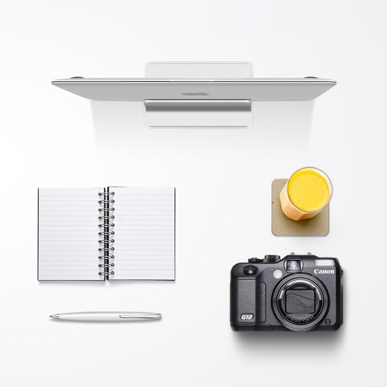 Adjustable Aluminum Vertical Laptop Stand