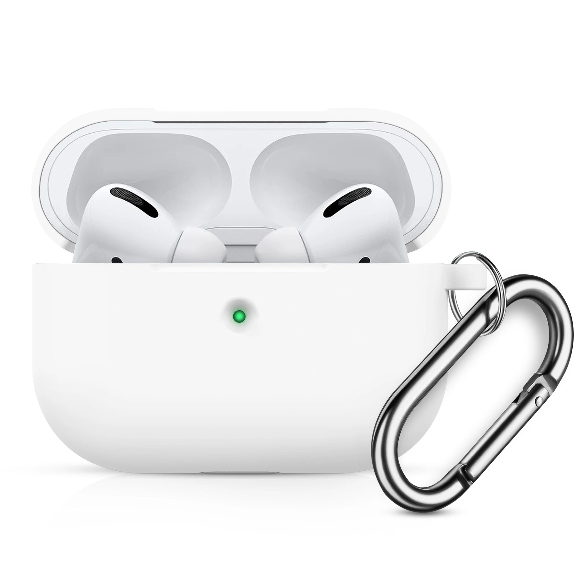 Liquid Silicone Case For Appl AirPods Pro case Wireless Bluetooth Headphone Case with Hook For Air Pods Pro 1 Cover Accessories