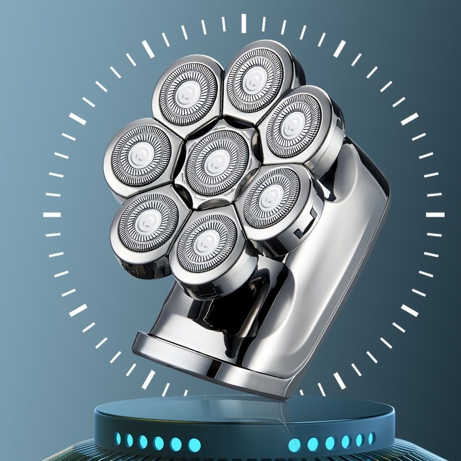 Electric Head Hair Shaver LED Display Ultimate Mens Cordless