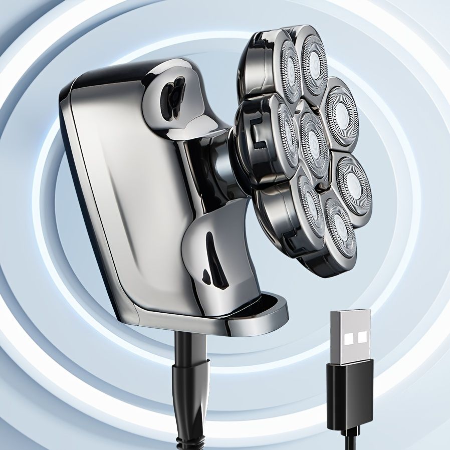 Electric Head Hair Shaver LED Display Ultimate Mens Cordless