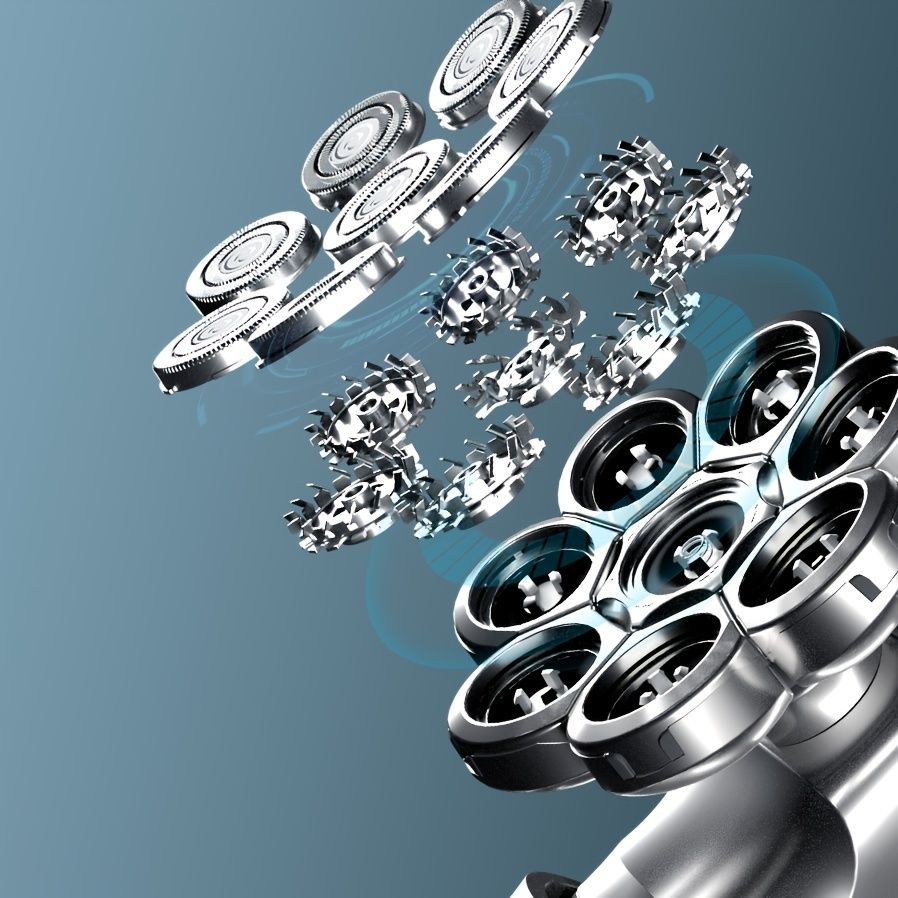 Electric Head Hair Shaver LED Display Ultimate Mens Cordless