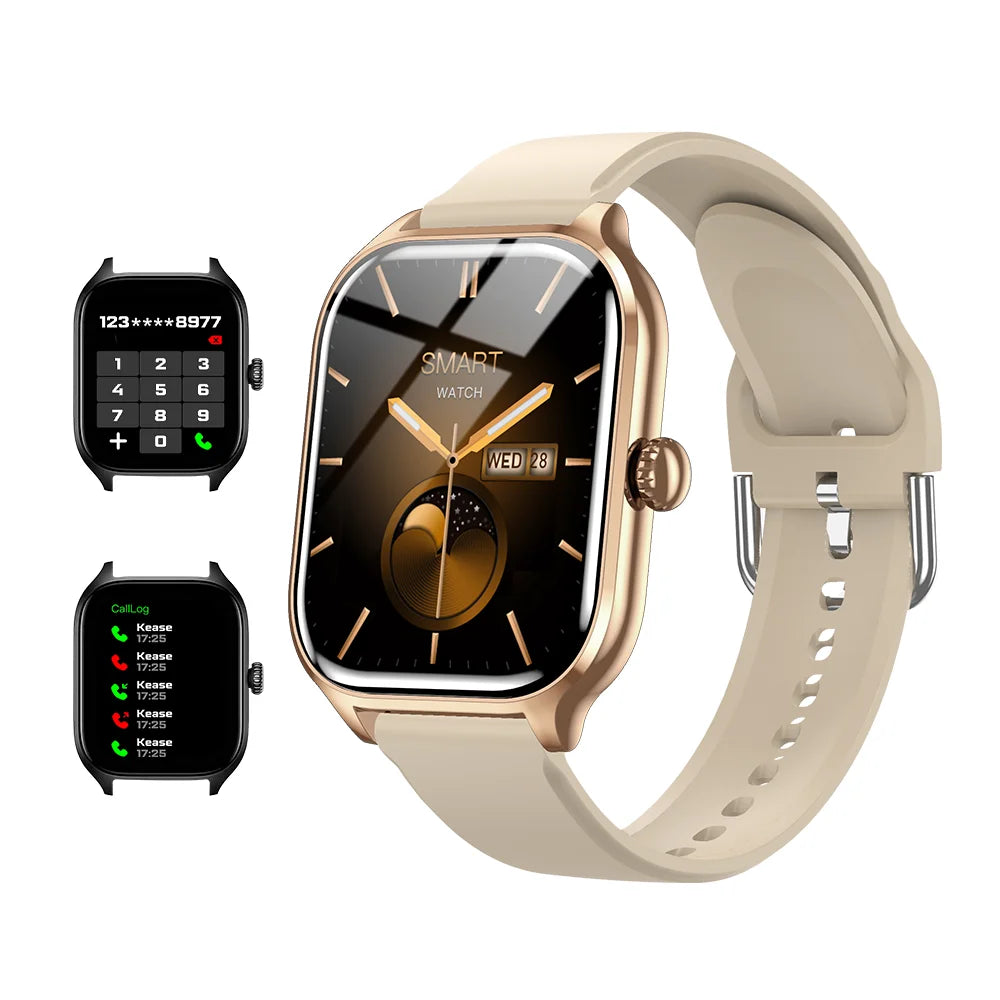 LAXASFIT H9 and H6 Smartwatch Dial to Answer Calls Calorie Tracking Heart Rate Blood Oxygen Monitoring Bluetooth Smart Watch