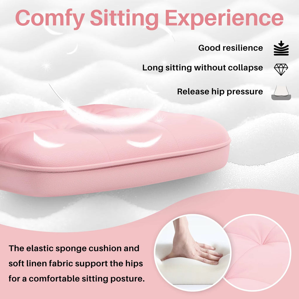 Computer Leather Desk Office Chair Swivel Lift Training Student Study