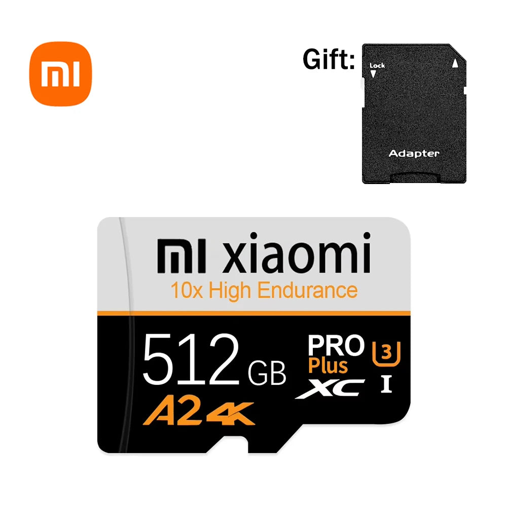 Xiaomi High Speed Memory Card 1TB 2TB Micro TF SD Card 128GB 256GB TF Card For Camera Surveillance Devices For Sony For Lenovo