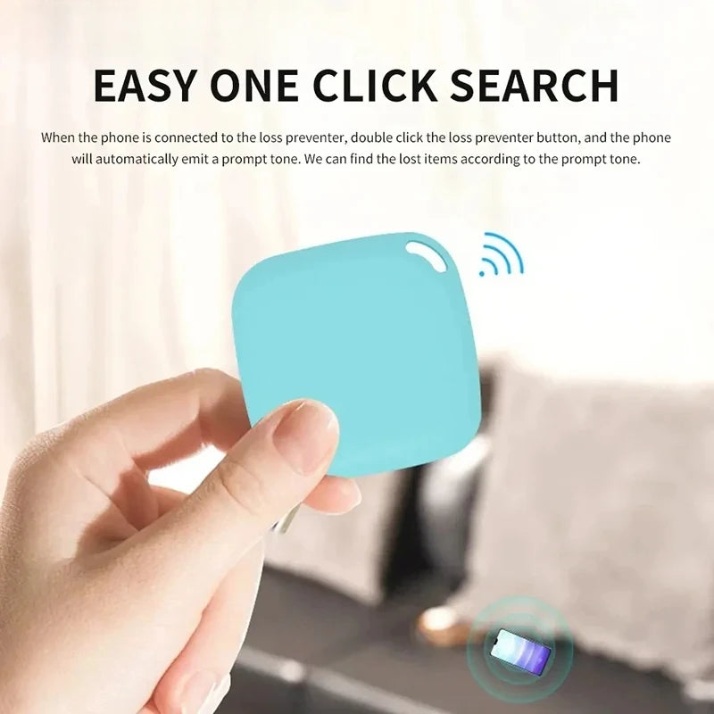 Mini Bluetooth 5.0 Tracker Smart Finder Locator Anti-Lost Device for Pets Kids Bags Wallets with Tracking Functionality