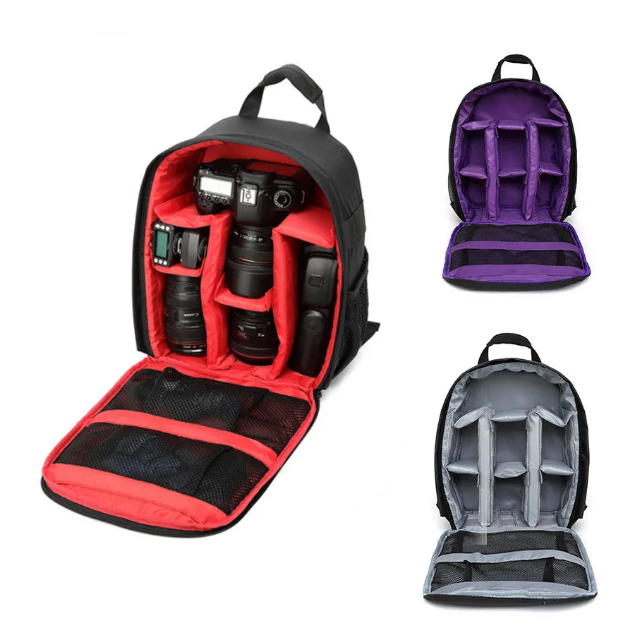 Outdoor Camera Backpack Video Digital Shoulder Camera Bag Waterproof Photo Knapsack Case DSLR For Canon For Nikon For Sony