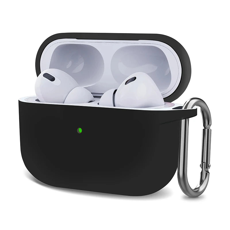 Liquid Silicone Case For Appl AirPods Pro case Wireless Bluetooth Headphone Case with Hook For Air Pods Pro 1 Cover Accessories
