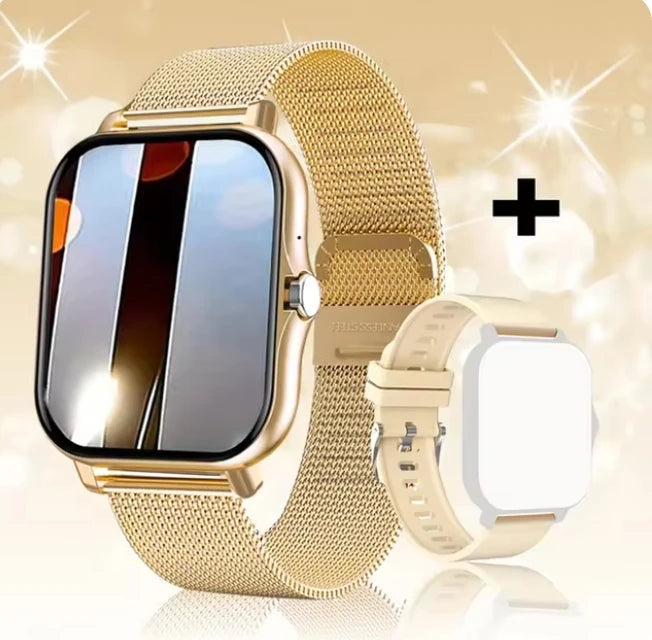 2025 Smart Watch 1.44'' Inch Color Screen Bluetooth Call Heart Rate/Blood Oxygen/Pressure Monitoring Smartwatch For Women Men