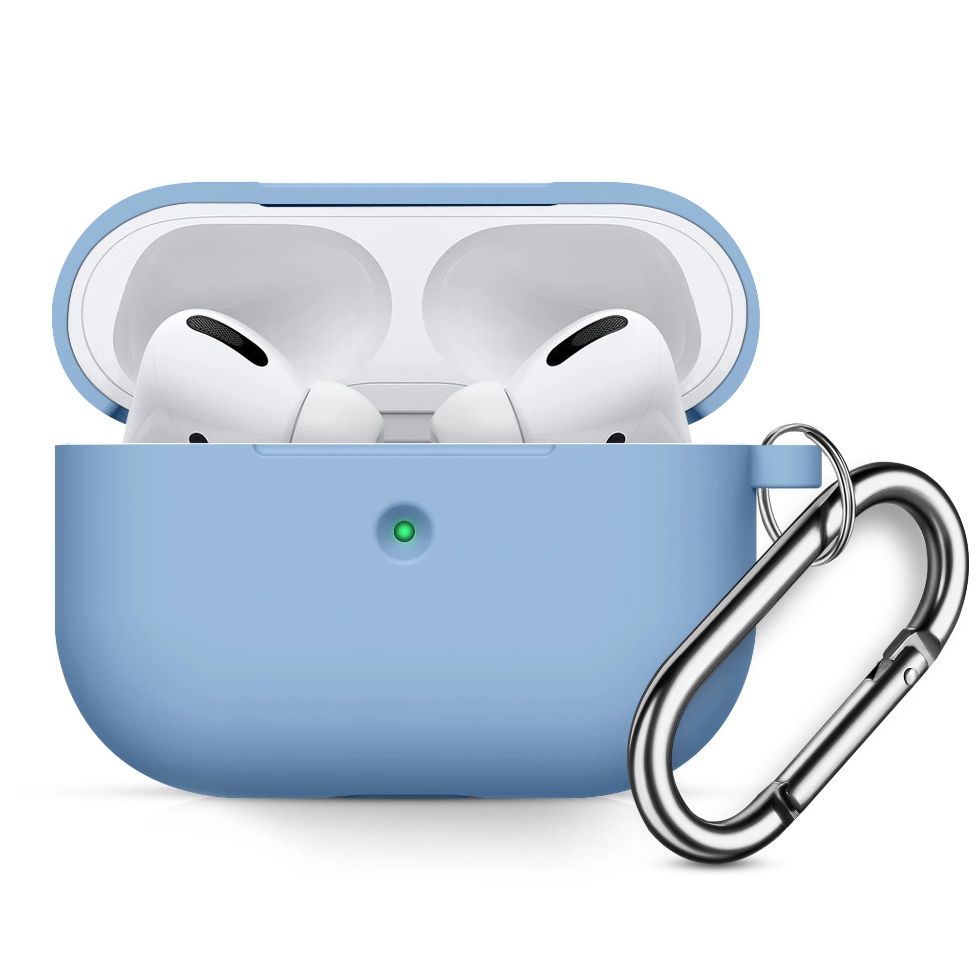 Liquid Silicone Case For Appl AirPods Pro case Wireless Bluetooth Headphone Case with Hook For Air Pods Pro 1 Cover Accessories
