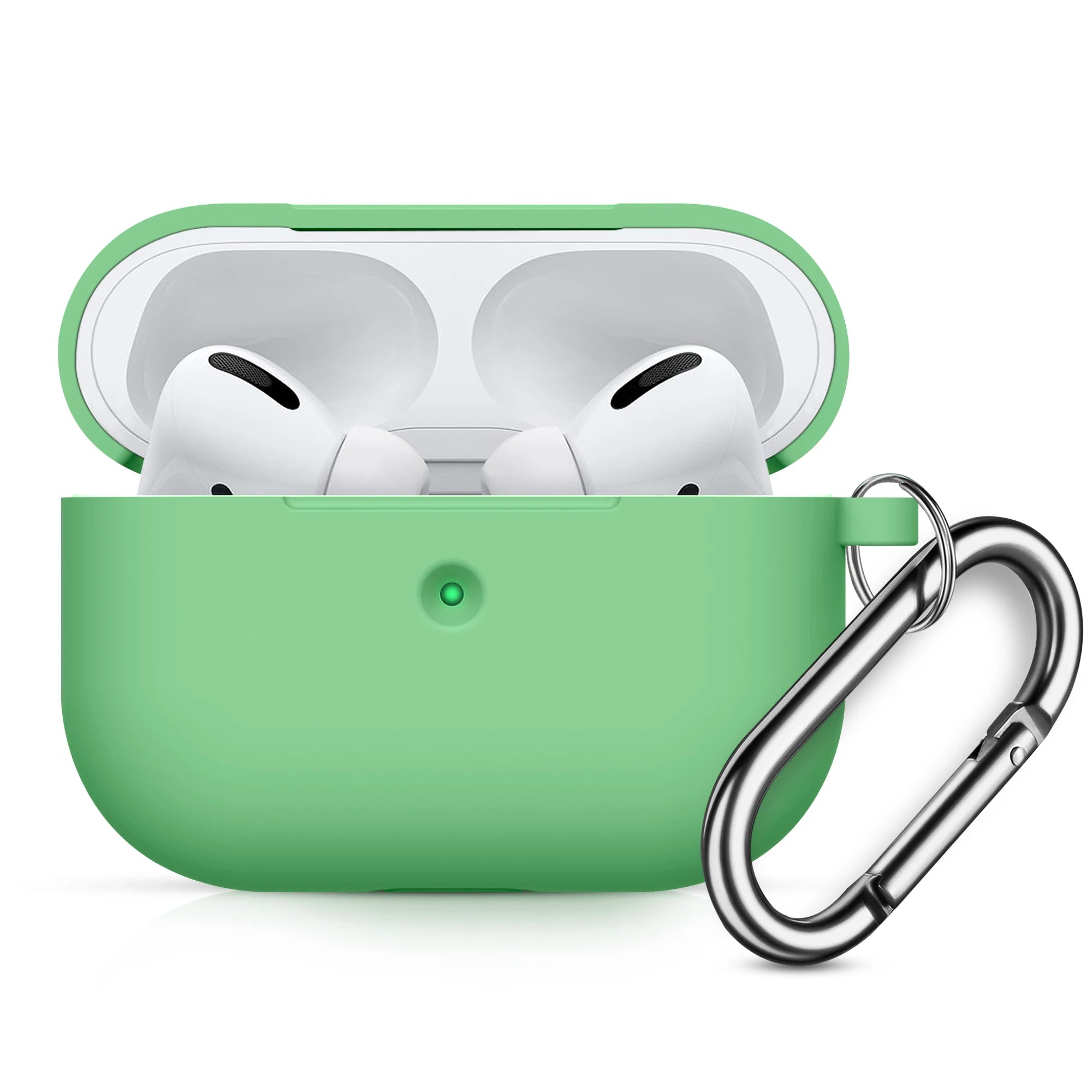 Liquid Silicone Case For Appl AirPods Pro case Wireless Bluetooth Headphone Case with Hook For Air Pods Pro 1 Cover Accessories