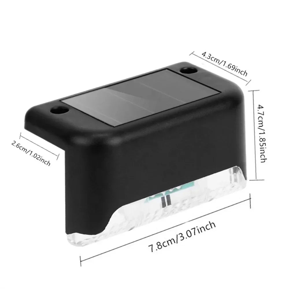 Stair LED Solar Lamp IP65 Outdoor Garden Light Pathway Yard Patio Steps Fence Lamps Garden Decor Solar Light Outdoors