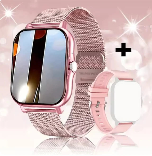 2025 Smart Watch 1.44'' Inch Color Screen Bluetooth Call Heart Rate/Blood Oxygen/Pressure Monitoring Smartwatch For Women Men