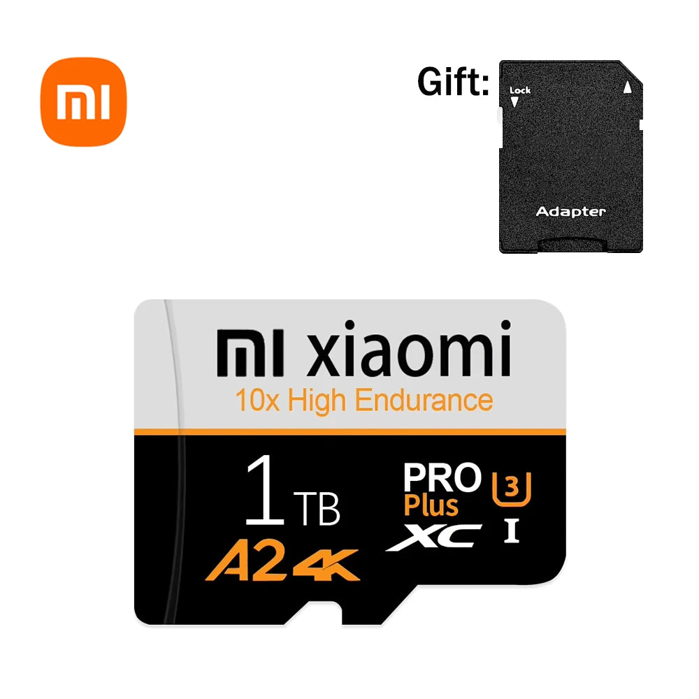 Xiaomi High Speed Memory Card 1TB 2TB Micro TF SD Card 128GB 256GB TF Card For Camera Surveillance Devices For Sony For Lenovo