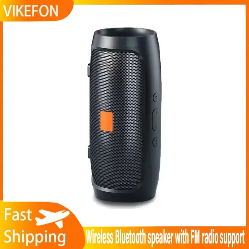 Portable Subwoofer Bluetooth Speakers Support FM Radio TF Card Outdoor Stereo Surround Waterproof Loudspeaker Wireless Sound Box