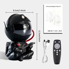 Rocket Astronaut LED Star Galaxies Projector Night Light Starry Sky Porjectors Lamp For Decoration Bedroom Room Decor Kids Gift