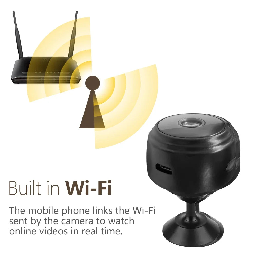 Wifi Mini Camera 1080P Security Monitoring Wireless Remote Night Vision Video Surveillance Smart Home Mini DV Cam HD Camera