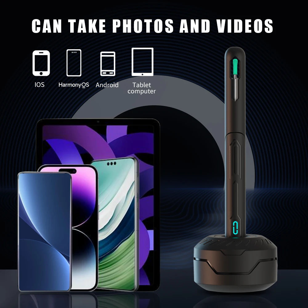 Ear Cleaner With Camera 6 LED Lights 3.6mm Lens WiFi Ear Wax Removal Tool Camera Take Video Photos HD Earpick Gifts