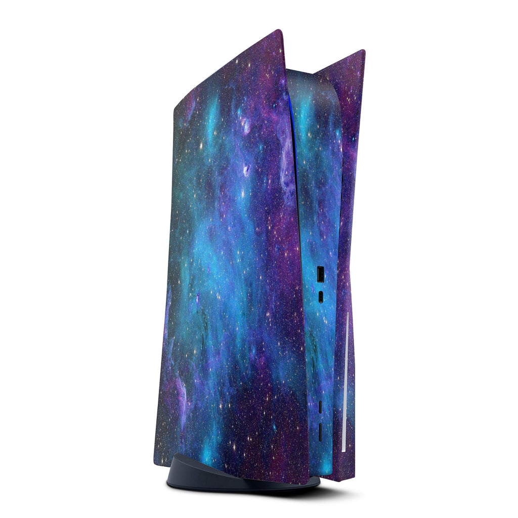 Azure Nebula - Full Body Skin Decal Wrap Kit for Sony Playstation 5,