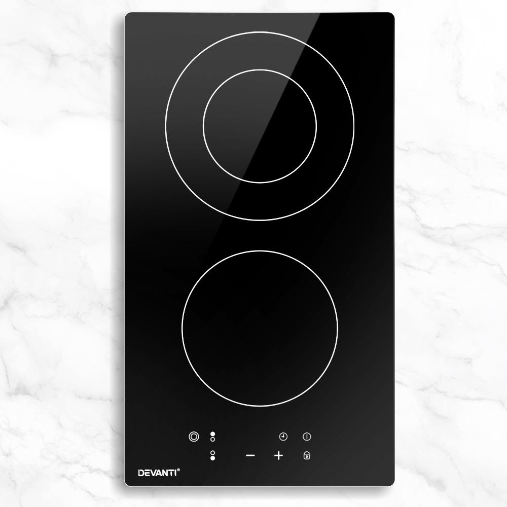 Devanti Electric Ceramic Cooktop 30cm Kitchen Cooker Cook Top Hob