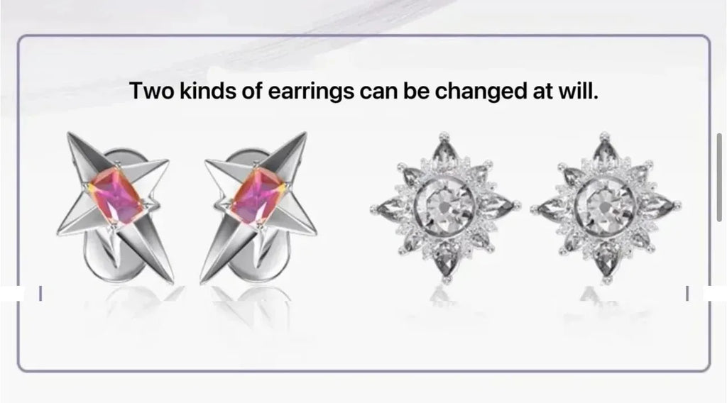 ERDU headphones Bluetooth ear clip magnetic jewelry headphones automatic noise reduction sports wireless 360 ° surround sound