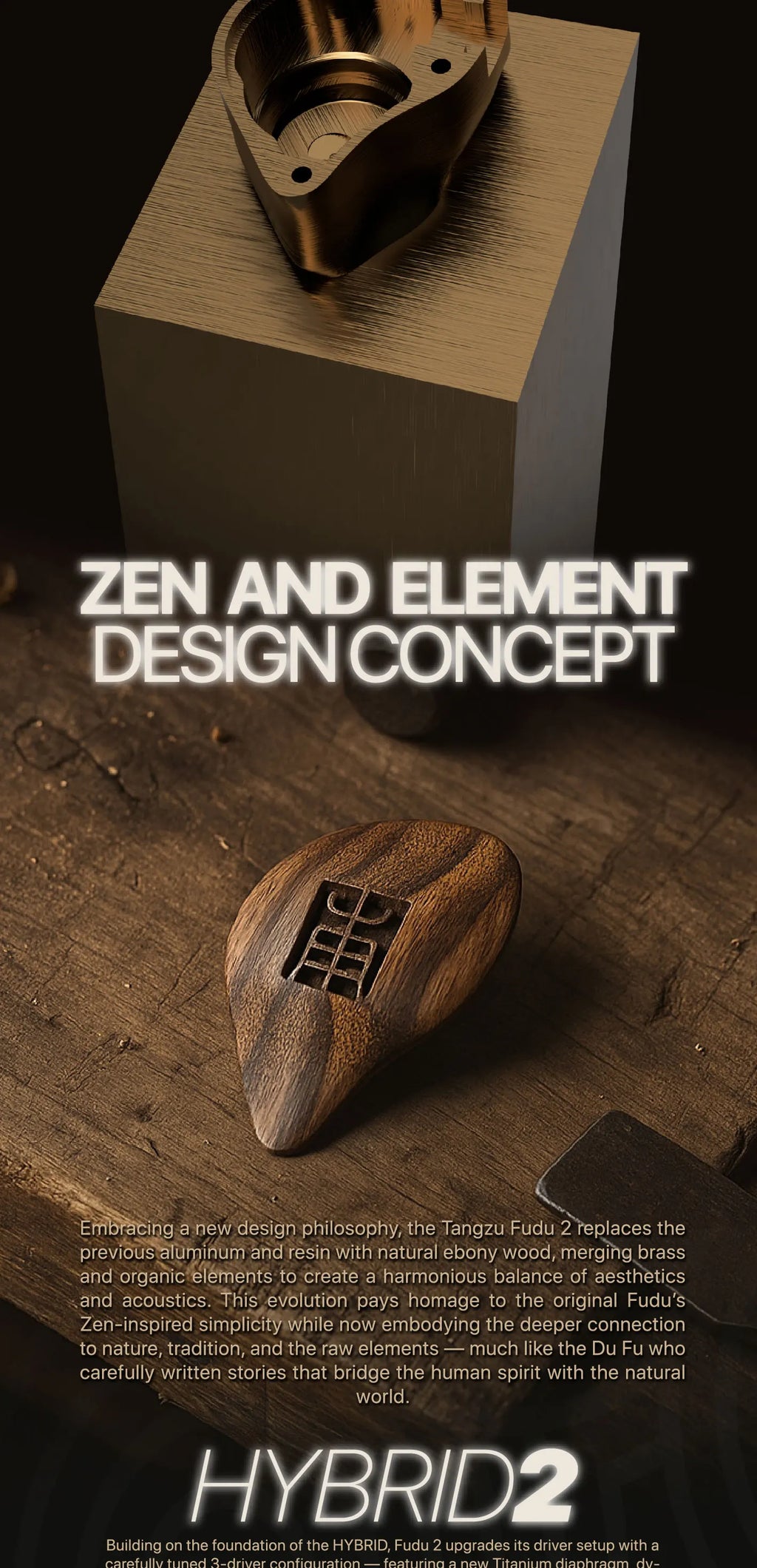 TANGZU DUFU Second Stanza 1DD+2BA Hybrid Drivers In-ear Earphone IEM HiFi Music Wired Earbuds