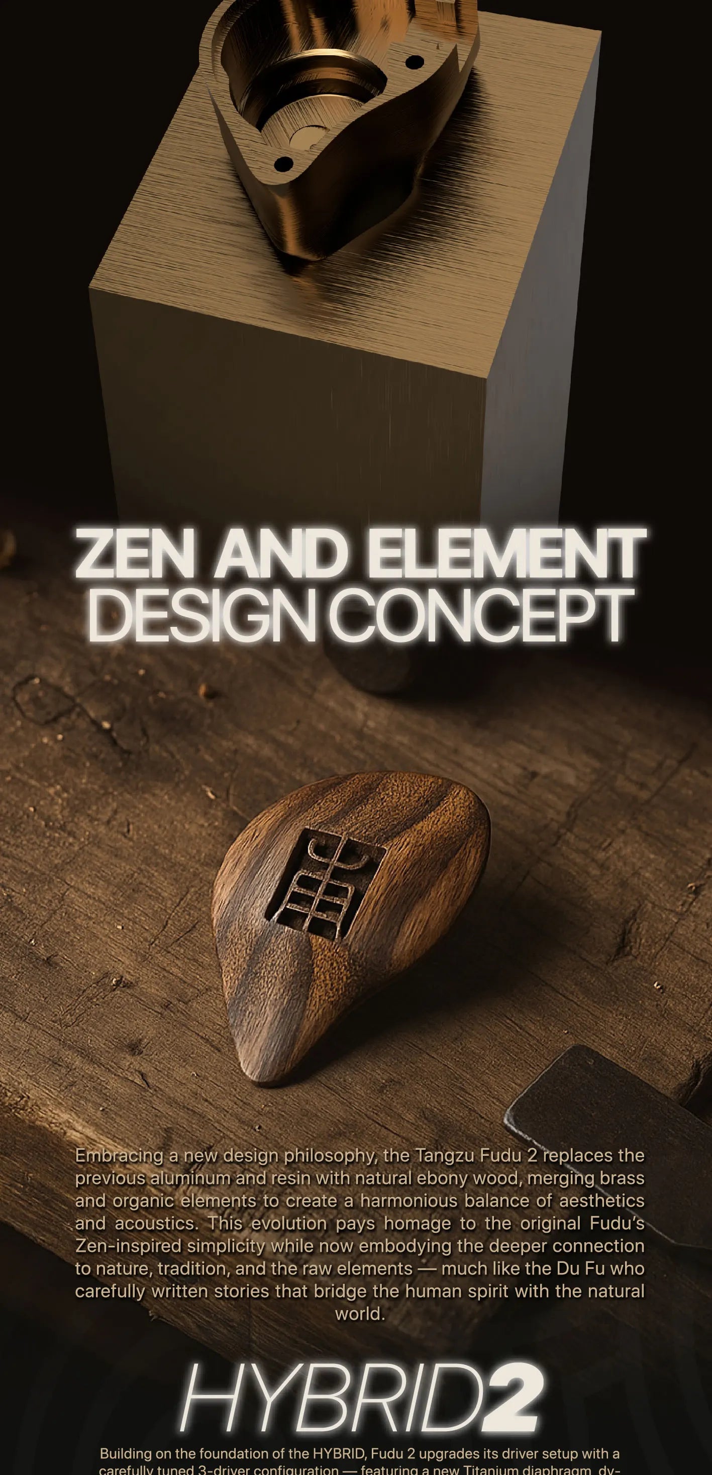 TANGZU DUFU Second Stanza 1DD+2BA Hybrid Drivers In-ear Earphone IEM HiFi Music Wired Earbuds