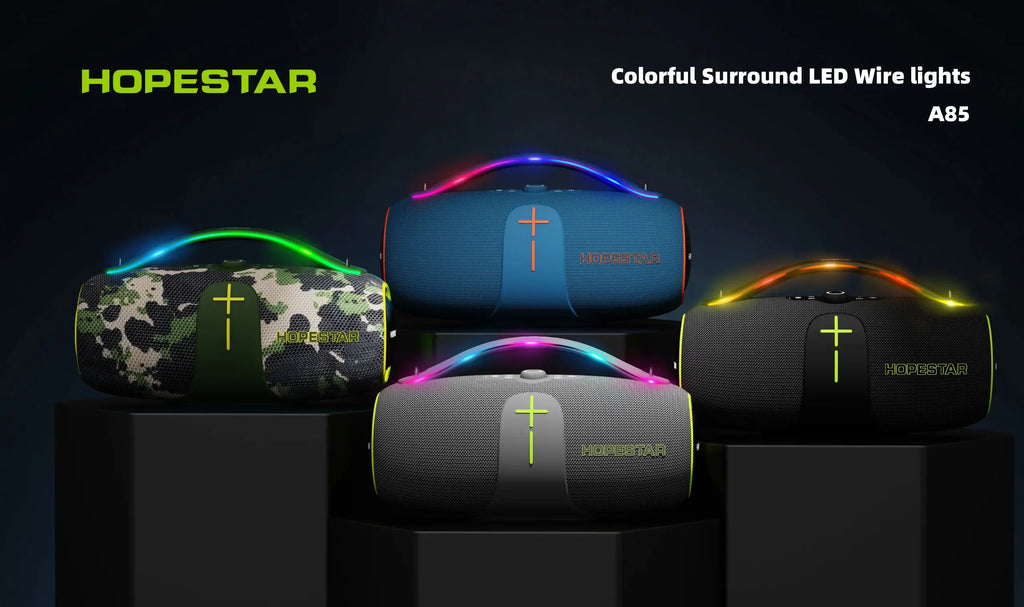 Original Hopestar A85 Outdoor Party Speaker Professional 400W Bass Powered Portable Subwoofer Wireless Connection Hifi Speaker
