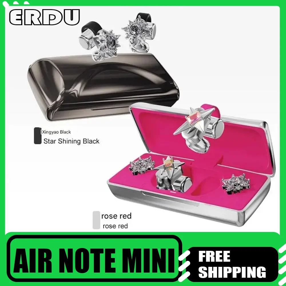 ERDU headphones Bluetooth ear clip magnetic jewelry headphones automatic noise reduction sports wireless 360 ° surround sound