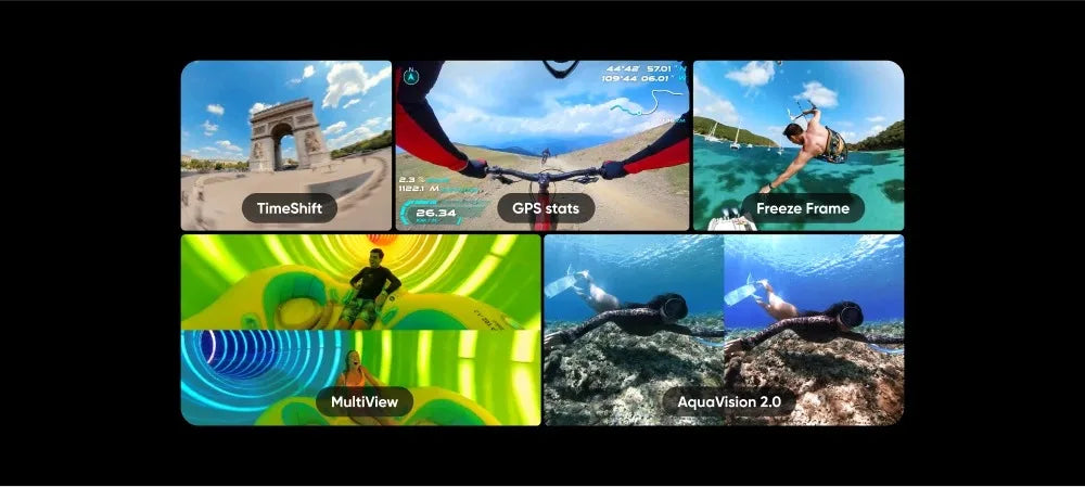 Insta360 X3 – A Waterproof 360-Degree Action Camera Featuring 1/2-Inch 48MP Sensors, 5.7K 360 Active HDR Video Resolution, 72MP