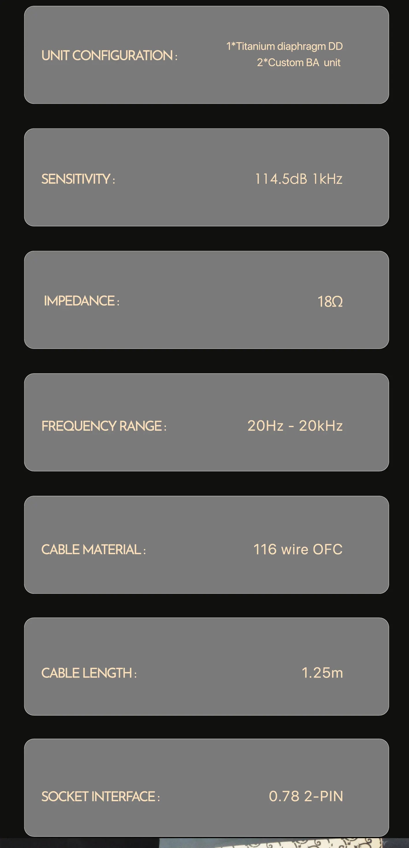 TANGZU DUFU Second Stanza 1DD+2BA Hybrid Drivers In-ear Earphone IEM HiFi Music Wired Earbuds