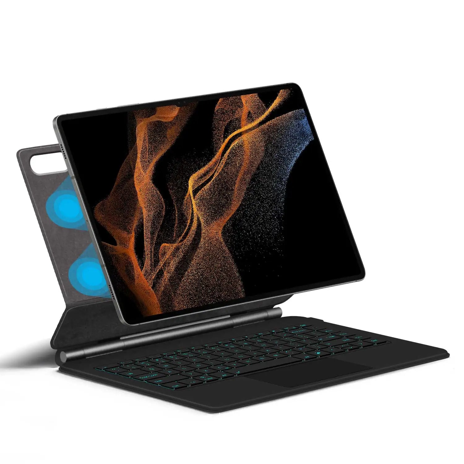 Magic Keyboard For Samsung Galaxy Tab S8 Ultra S10 S9 14.6 Inch S8U Tablet Magnetic Book Cover Case X900 X906 Backlight Touchpad