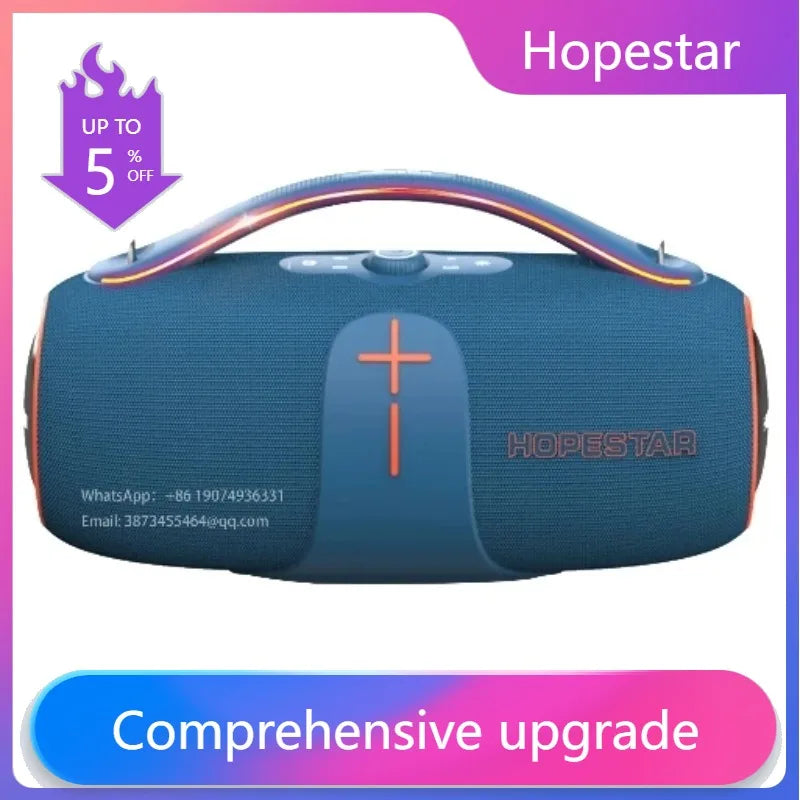 Original Hopestar A85 Outdoor Party Speaker Professional 400W Bass Powered Portable Subwoofer Wireless Connection Hifi Speaker