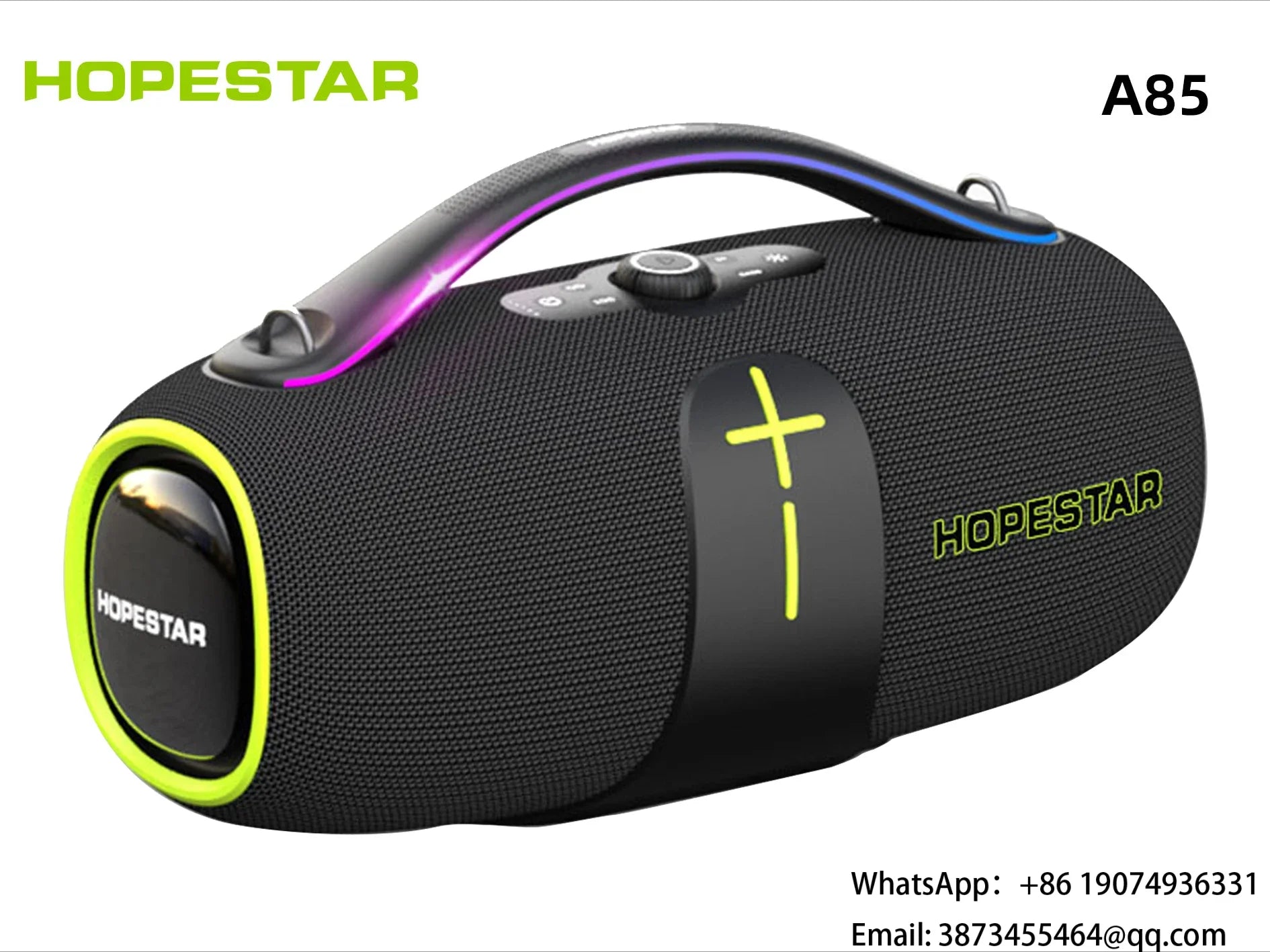 Original Hopestar A85 Outdoor Party Speaker Professional 400W Bass Powered Portable Subwoofer Wireless Connection Hifi Speaker