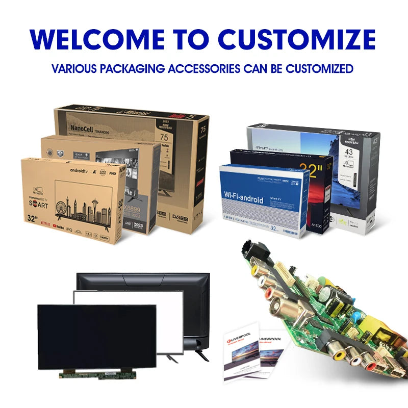 Manufacturer Smart Tv Television 34/43 Inch LED TV with Android WiFi