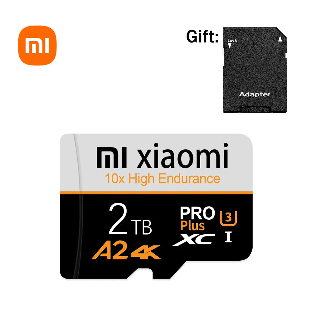 Xiaomi High Speed Memory Card 1TB 2TB Micro TF SD Card 128GB 256GB TF Card For Camera Surveillance Devices For Sony For Lenovo