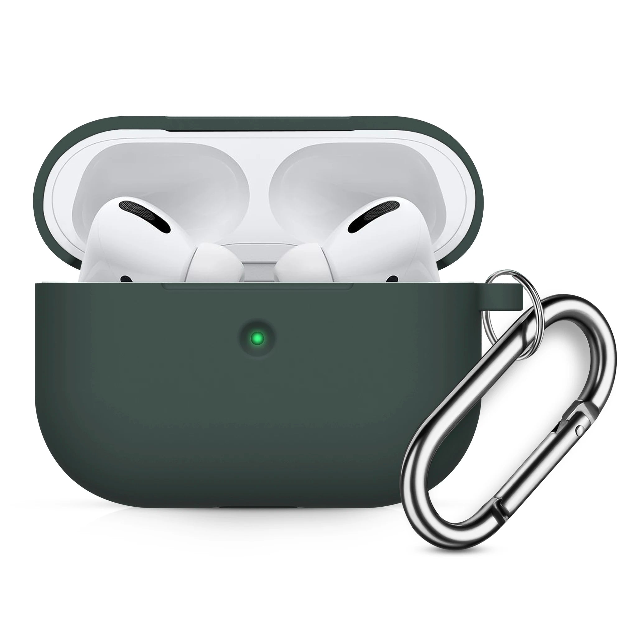 Liquid Silicone Case For Appl AirPods Pro case Wireless Bluetooth Headphone Case with Hook For Air Pods Pro 1 Cover Accessories