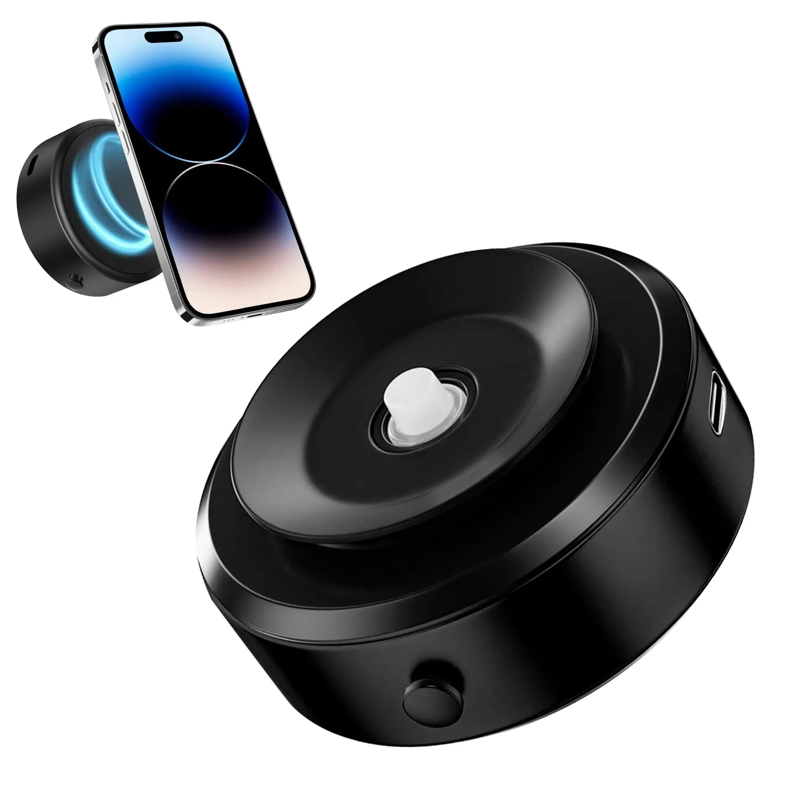 Intelligent Car Mount Phone Holder 15 W Wireless Charging Magnetic Attraction Technology Universal Vacuum Adsorption Bracket