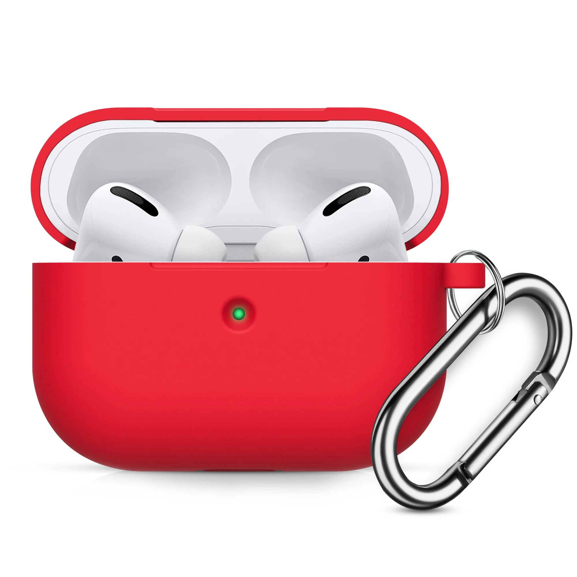 Liquid Silicone Case For Appl AirPods Pro case Wireless Bluetooth Headphone Case with Hook For Air Pods Pro 1 Cover Accessories