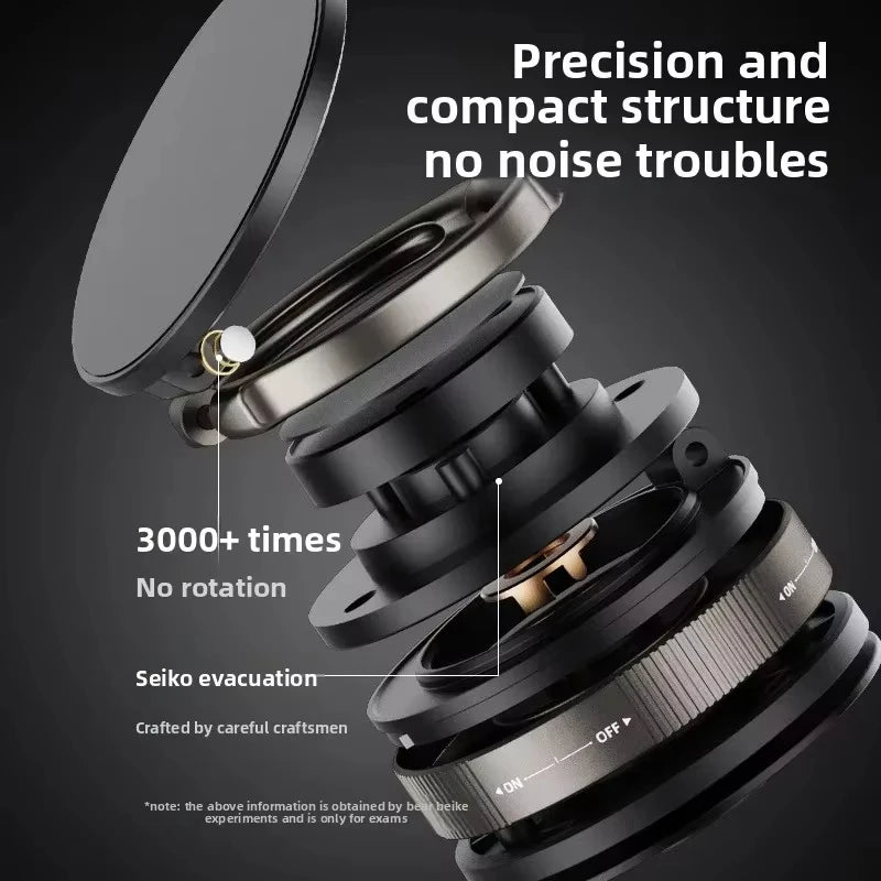 Vacuum Magnetic Phone Holder Stand, for Magsafe Suction Cup Phone MountAdjustable Swivel Lock, for Your Car/Gym/Mirror