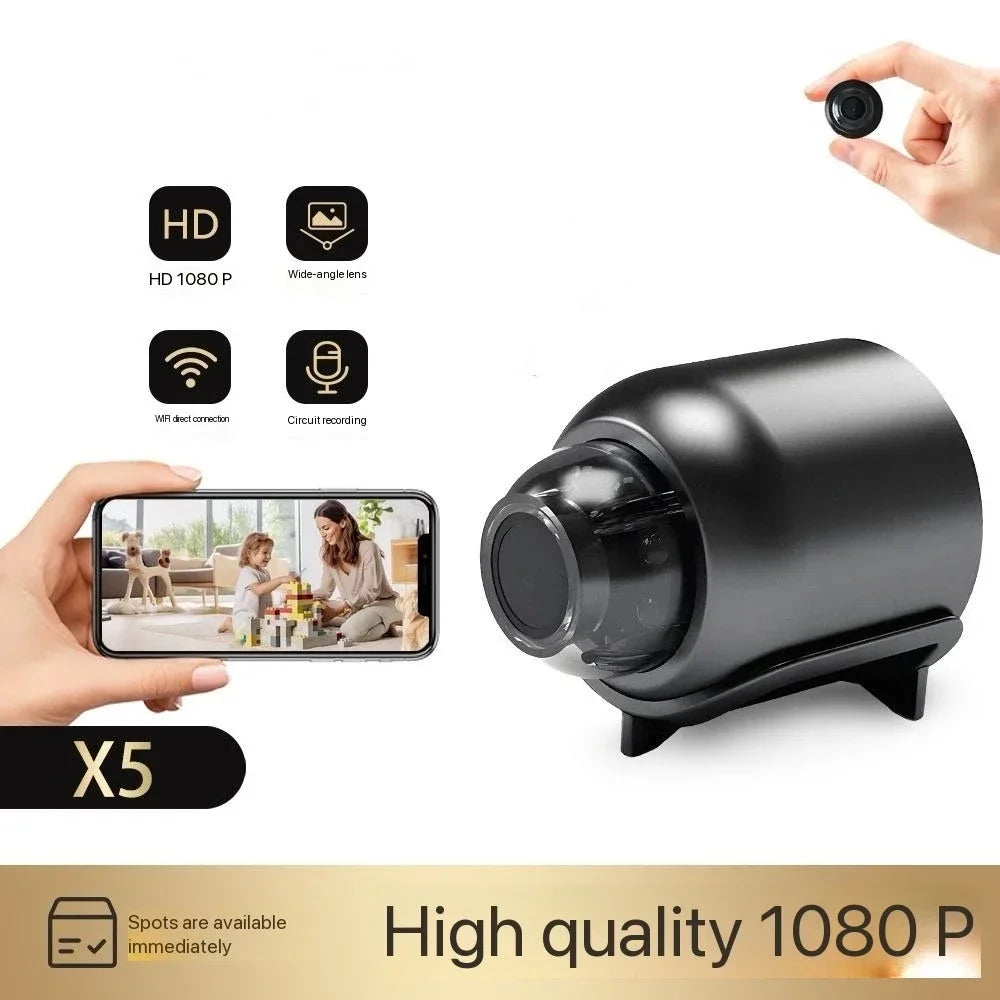 1080P HD Mini Camera Wifi IP Smart Home Indoor Night Vision AI Human Camcorder Audio Video Wireless Security Surveillance Camera
