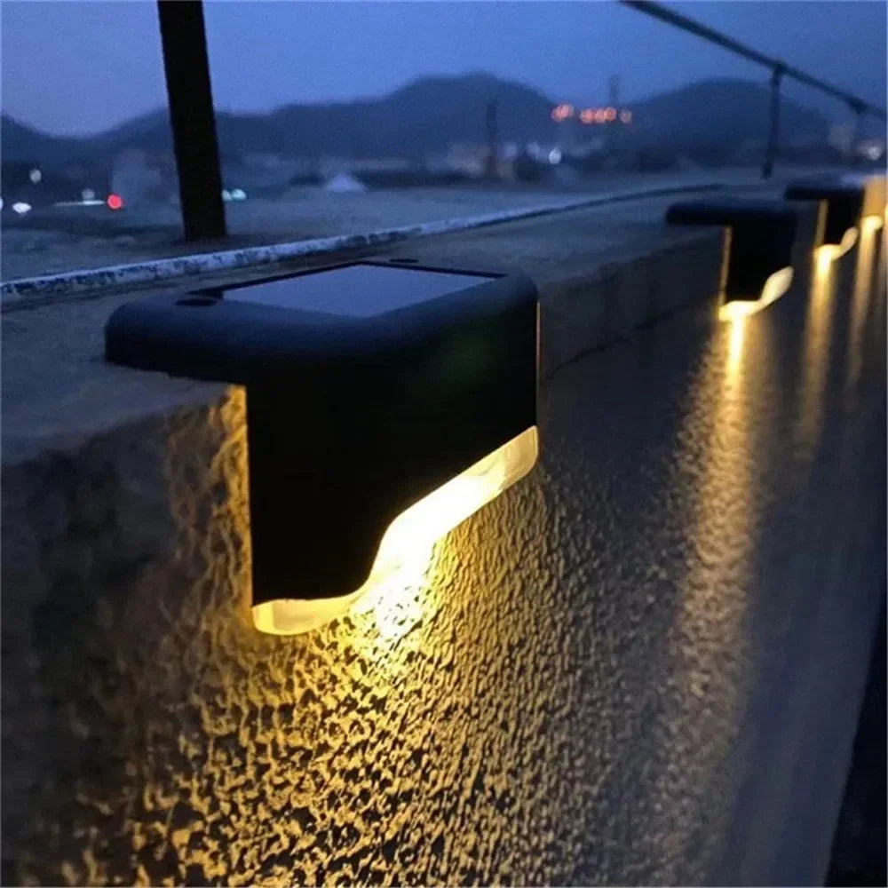 Stair LED Solar Lamp IP65 Outdoor Garden Light Pathway Yard Patio Steps Fence Lamps Garden Decor Solar Light Outdoors