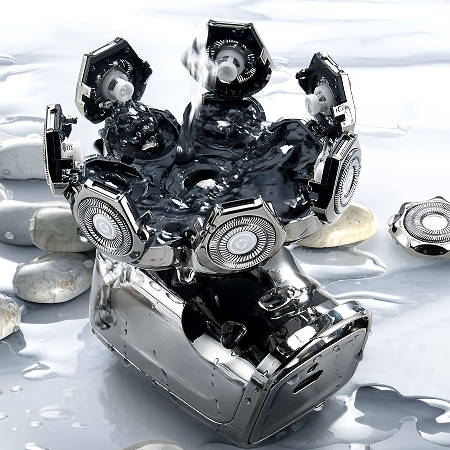 Electric Head Hair Shaver LED Display Ultimate Mens Cordless