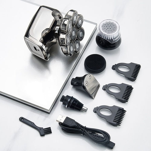 Electric Head Hair Shaver LED Display Ultimate Mens Cordless